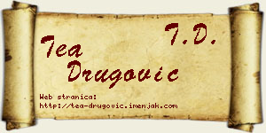 Tea Drugović vizit kartica
